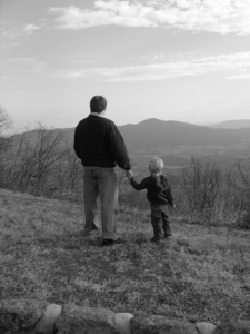 Evoluzione fotografica personale padre e piccolo